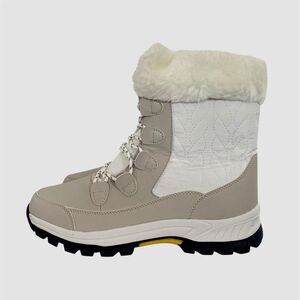 Snow Women Waterproof Winter Boots Lace Up Anti-slip Fur Lined Booties 10.5
